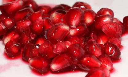 Wonderful pomegranate live plant close-up